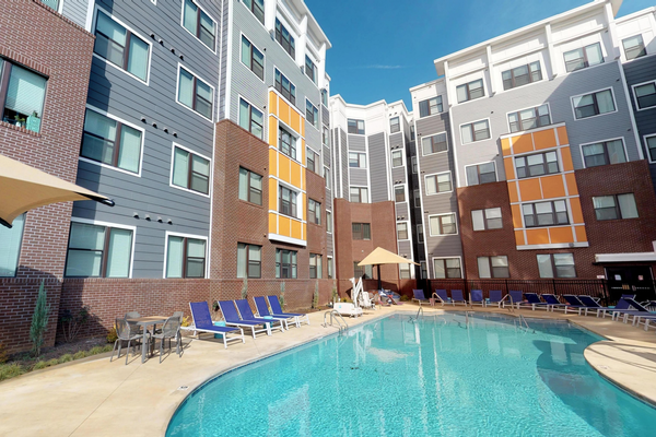 University Of Tennessee Knoxville Off Campus Housing Search Exterior View With Pool