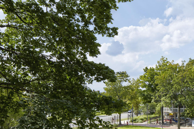 Outside - Peabody terrace
