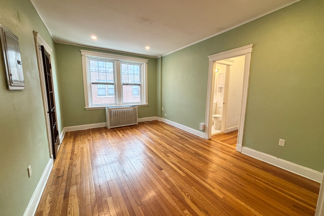 Living Room - AVAILABLE NOW - BEAUTIFUL 1 BEDROOM NEAR BC CAMPUS (HEAT AND HOT WATER INCLUDED) NO FEE!