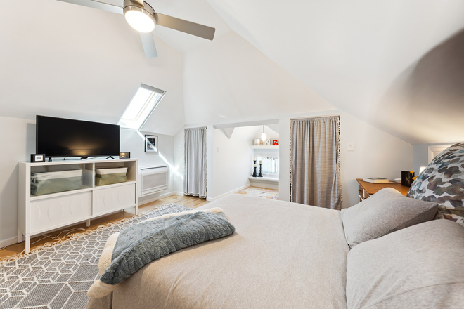 Bedroom with two roomy closets - Furnished Eclectic Suite in Sunny House