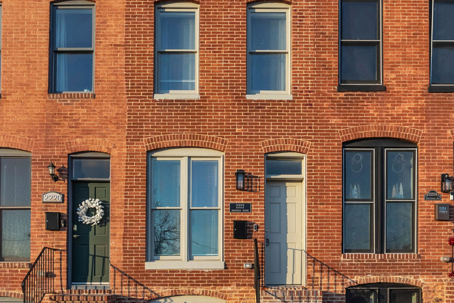 Front of the home - 2/2.5 Just Renovated close to Johns Hopkins Hospital Townhome