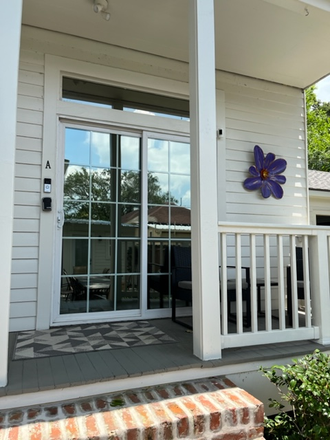private porch - Prime luxury student apartment close to campus, newly renovated, and fully furnished
