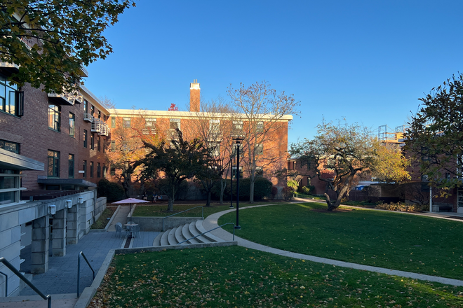 central garden - Botanic Gardens Apartment, walk to campus, shops, bright light space, gardens, 2 Bed+1 Study