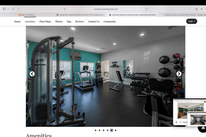 workout room - University Suits Townhome
