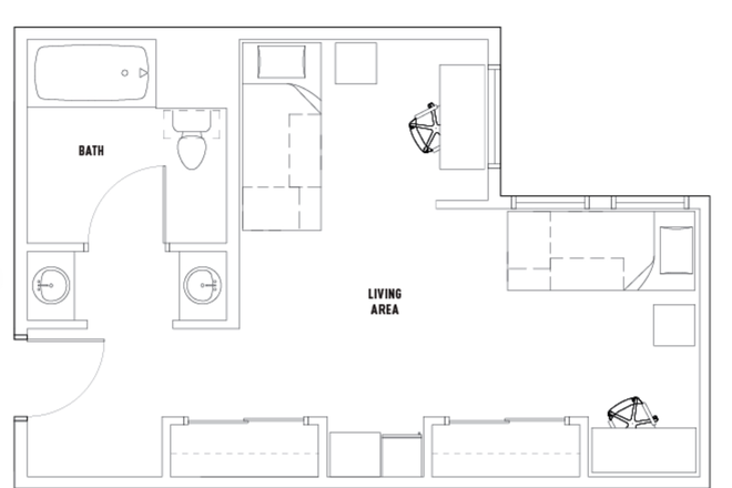 Full Floor Plan - NAU Suits Apartments