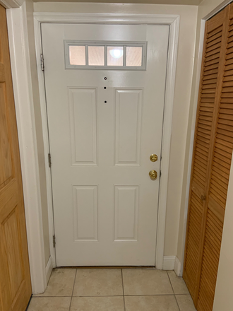 Front Entrance from Inside - The Le Roy Apartments