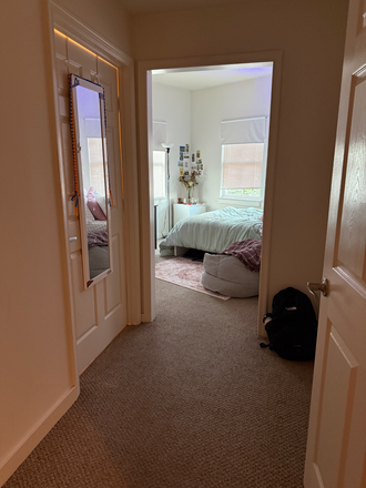 Bedroom entrance - Apartment at the V on the Corner