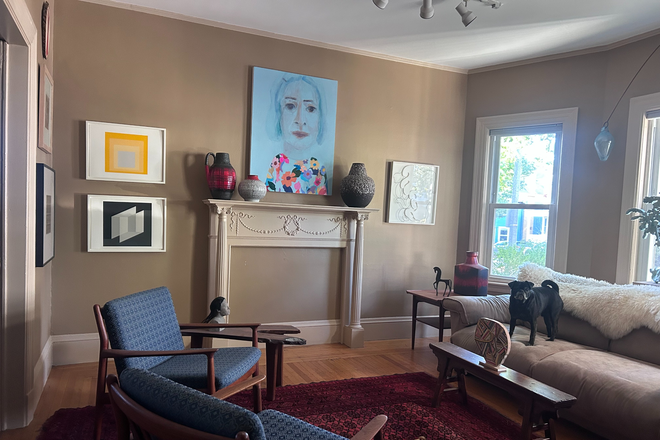 Living Room - Beautiful Furnished Apt. to Share Nov. 1 - Close to Longwood Medical
