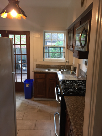 Kitchen to Patio - 1217 33rd Street NW, DC  20007 Townhome