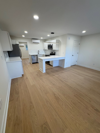 Main Living (view from front door) - Move-In Ready 1BR Condo Near Duke | Modern Finishes & In-Unit Laundry Close to EVERYTHING!