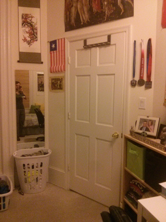 Door Area + Mirror - Charming Fully Furnished Bedroom 1 Block From Metro Townhome