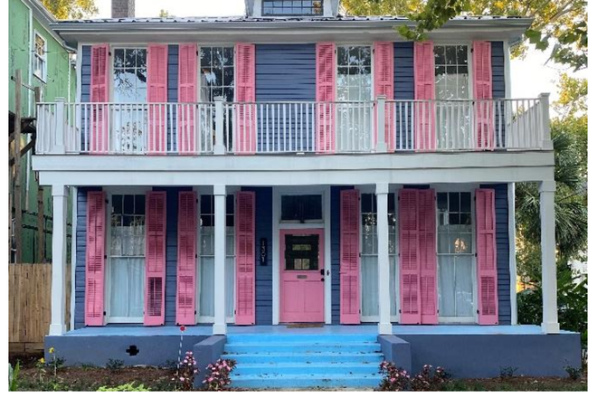 Front of House - Pink House 1301 Pine Street