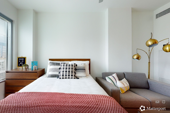 Studio Bed Area - Life Tower Studio Apartment