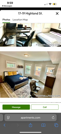 bedroom - Apartment near campus