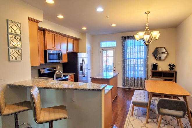 Kitchen (open floor plan) - 1 Master Bedroom will be Available September 2026 -  TOWNHOME STEPS FROM JOHNS HOPKINS HOSPITAL