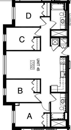 Floor plan - F 4x2 South Campus Commons