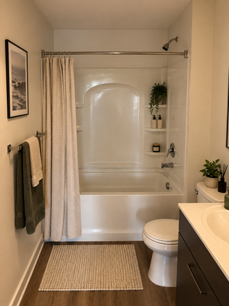 Bathroom - Tempo College Park Apartments
