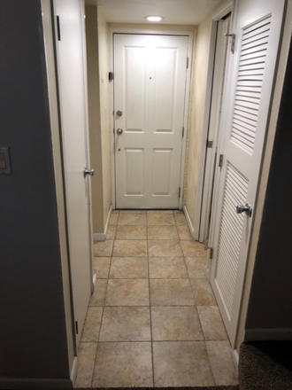 Entry - Campus Walk: 2 bed 1.5 bath upper unit.
