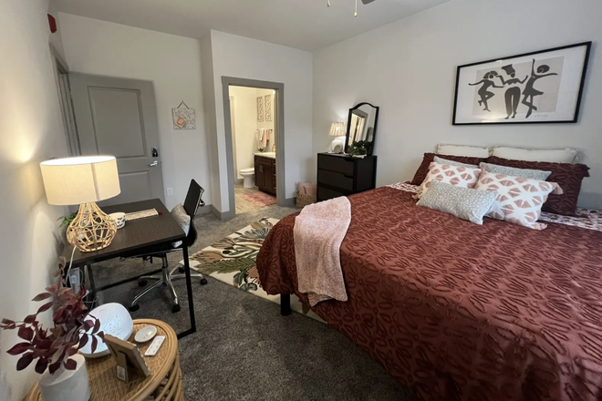 Bedroom - Room share in 2BR apartment near UMass – furnished, parking included, Available now