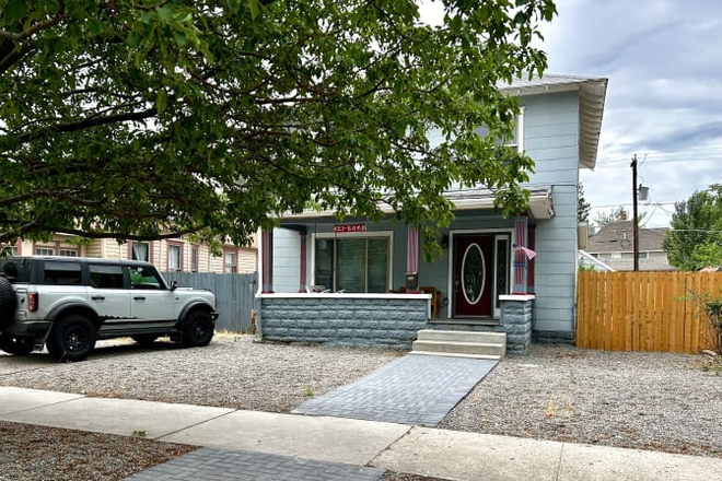 Front of House - Walk to Main Street - Private Large Bedroom