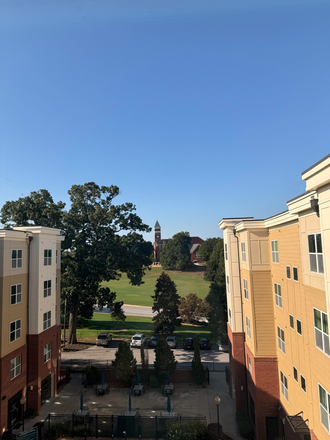 View from room - Campus View Apartments