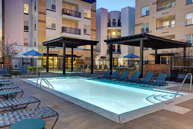 Outside Pool View - Individual Student Housing - UClub Fall 2025 and Spring 2026 Apartments