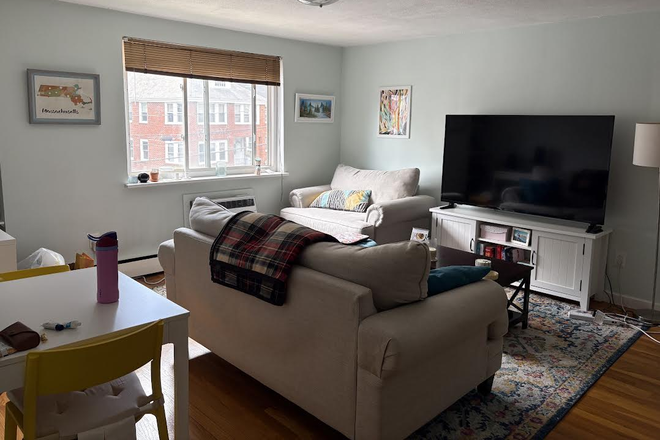 living room - Updated 6/1/25 Great 2nd floor 2 bed for August first with a parking spot, Grad students/staff only Condo