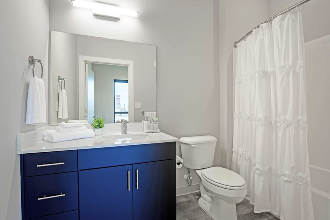 Bathroom - Ascend RVA Single Room Apartments