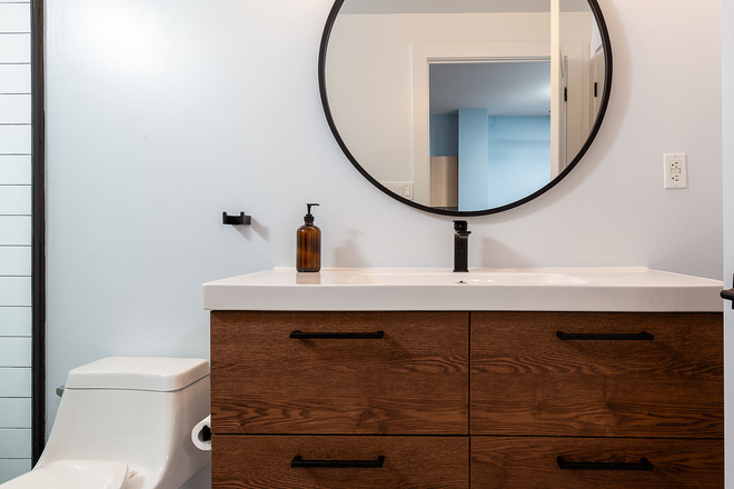 Bathroom - Furnished Loft-Style 700+-SqFt Condo - Avail Sept 1