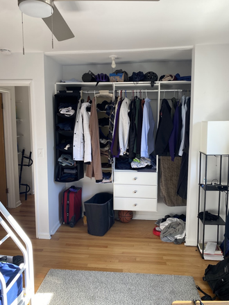 Smaller Room Closet - 2 Bed / 2 Bath Summer Sublet - Great Location: directly across from Willard Apartments