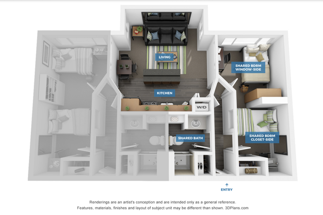 Floor Plan - Sterling University Peaks Apartments