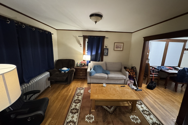 Living room (comes furnished as is) - Bedroom in a 2bed/1ba apart