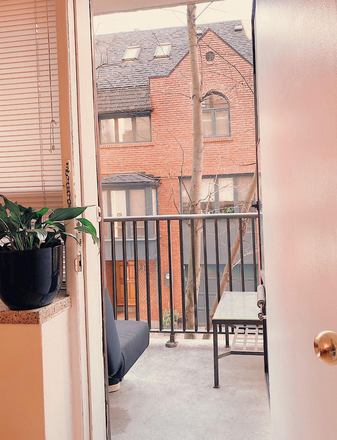 Balcony - 5 min UofT Campus Walk, Student Dream, Spacious 1-Bedroom, Furnished Apartments