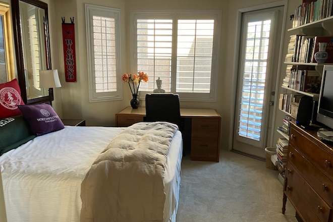 Second bedroom - Close to UCSD campus; furnished luxury unit with 2 private bedrooms/baths; exceptional opportunity.
