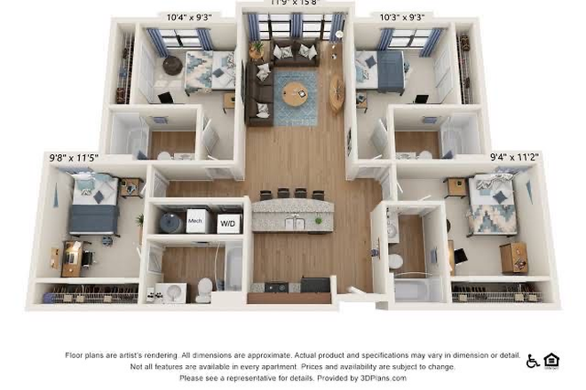 Room listed is on bottom left. - Cheap Spring and/or Summer 2025 Sublet | The Varsity Apartments