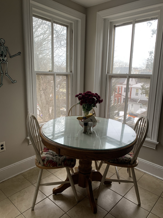 Kitchen, great windows! - Three Bedroom Apt.  Great Location!