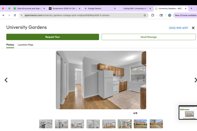 kitchen - Graduate Gardens, close to campus, near college park metro station Apartments
