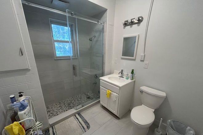 Bathroom (Recently Renovated) - CLOSE TO LECHMERE GREEN LINE (EASY ACCESS TO MIT, HULT, TUFTS, HARVARD, NORTHEASTERN, BU) Apartments