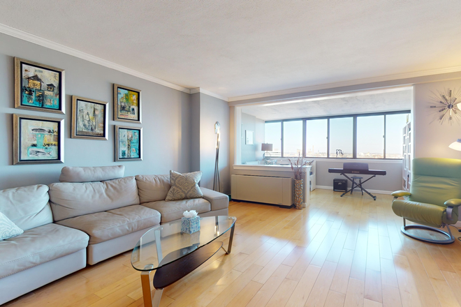 Living Area - WHI816B Stylish 1BR in Boston’s West End  – Prime Central Location Apartments