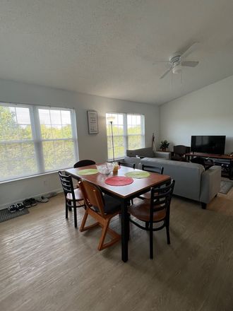 Full picture of living room - The Courtyard Apartments
