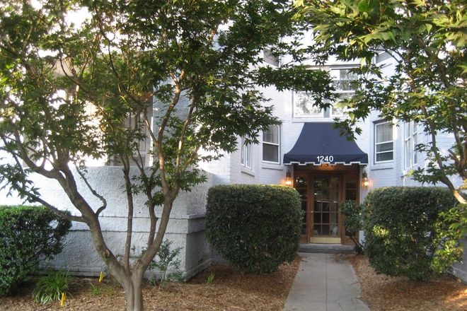 Greystone Condo building front door - West Ghent 2-Bedroom Condo