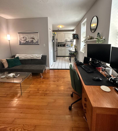 living room where a partition would be installed to make a private space for you - Looking for Co-Tenant / North End / $1200/mo / Avail to Move-in 8/15