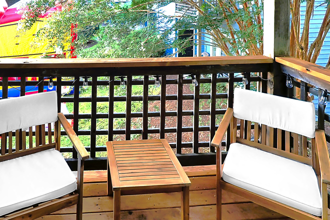 Private patio - Rent Directly from Owner, No Fees - Modern 1BR Apartment Share Near UNCW – All Utilities Included!