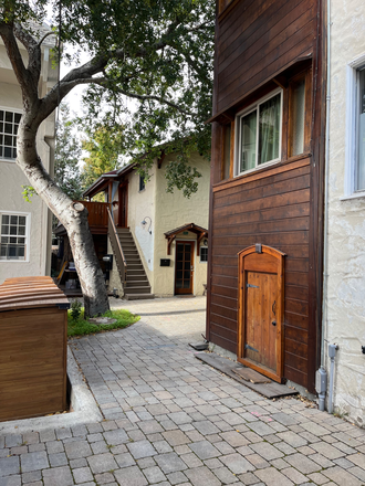 Exterior of Apt entry, 3-unit building - Micro Studio Apartments