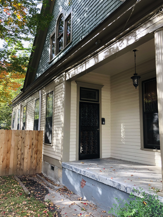 Front Door to Unit - Charming and Historic 1 Bedroom Centrally Located in Midtown Duplex