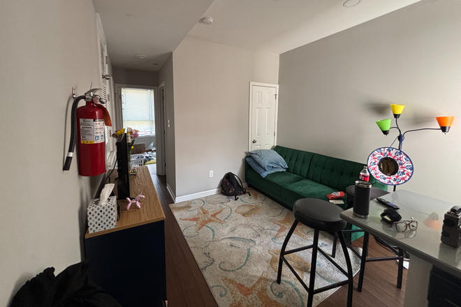 Living room - AMAZING FUN WONDERFUL SUBLET AVAILABLE! 3 bedrooms with private bathroom.