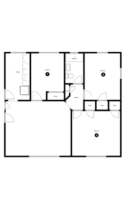 you would be in bedroom 3! - Super big space, only 10 minute train ride to campus! Apartments