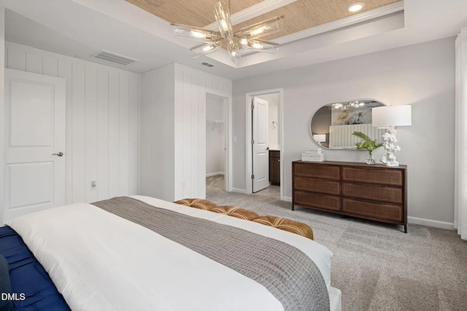 Master Bedrom - Upscale 4BR/3.5BA Townhome in Premier Brier Creek!