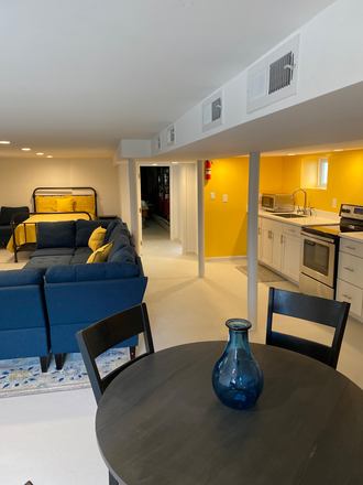 Kitchen - Seton Hall Grad or Faculty/Staff - Fully Furnished Peaceful Private Studio with Washer and Dryer Apartments
