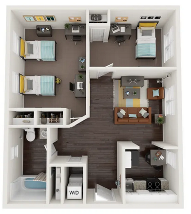 floorplan - Towson Townplace Apartments